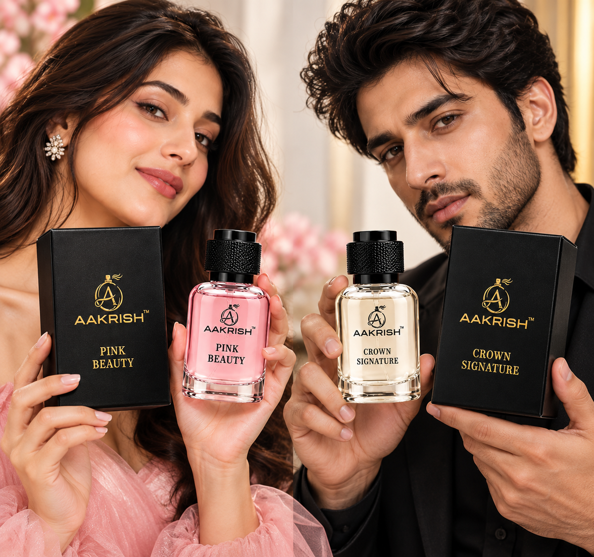 AAKRISH BESTSELLING PINK BEAUTY & CROWN SIGNATURE 30ML COMBO