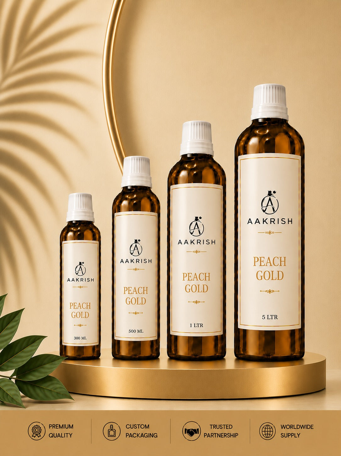 AAKRISH Peach Gold  Premium Perfume  B2B Wholesale